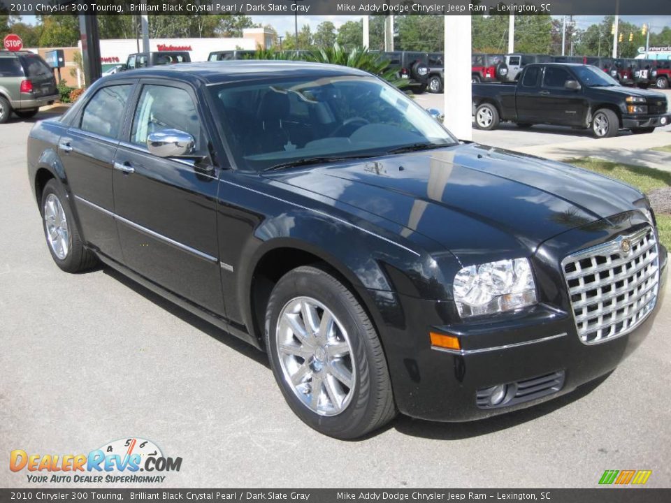 2010 Chrysler 300 Touring Brilliant Black Crystal Pearl / Dark Slate Gray Photo #3