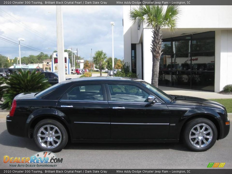 2010 Chrysler 300 Touring Brilliant Black Crystal Pearl / Dark Slate Gray Photo #4