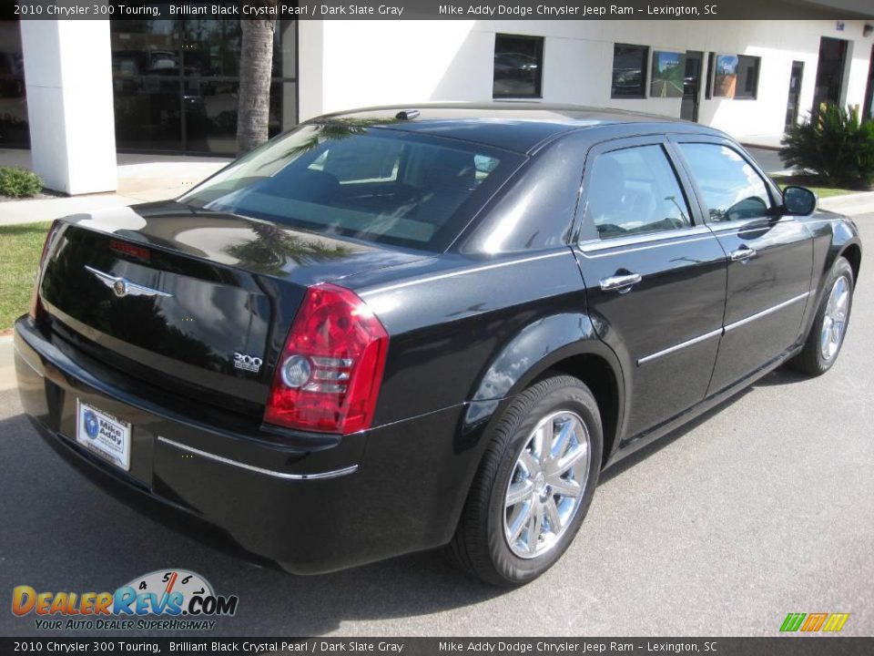 2010 Chrysler 300 Touring Brilliant Black Crystal Pearl / Dark Slate Gray Photo #5