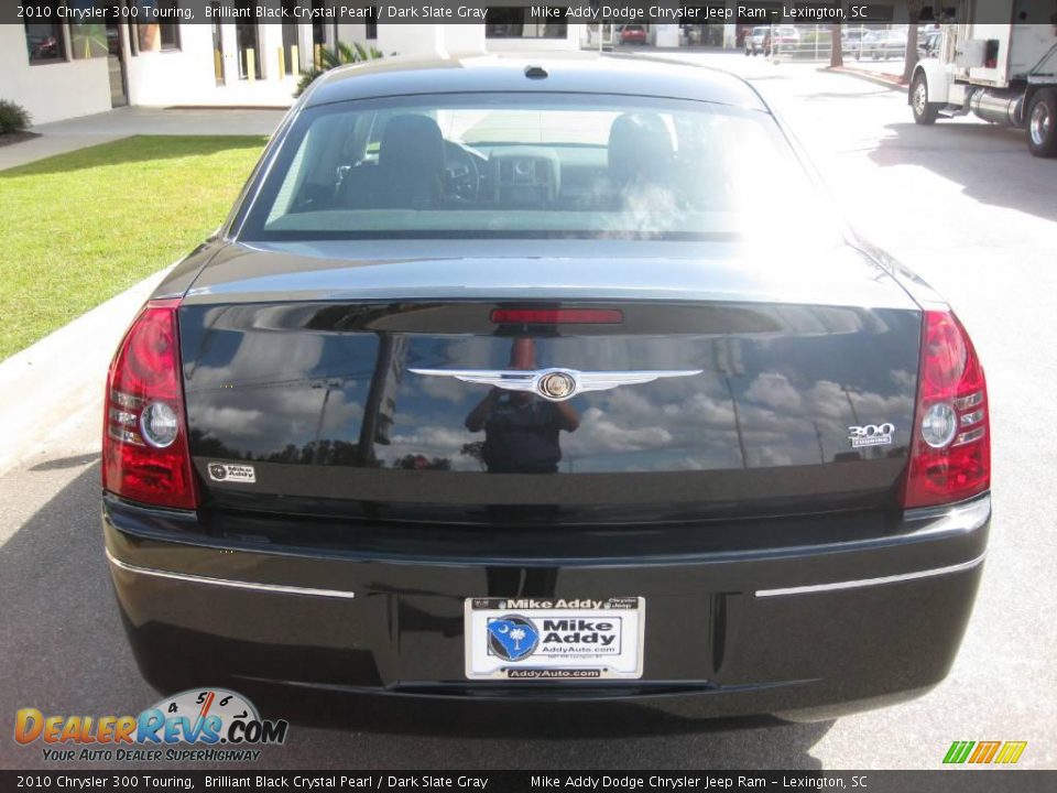 2010 Chrysler 300 Touring Brilliant Black Crystal Pearl / Dark Slate Gray Photo #6