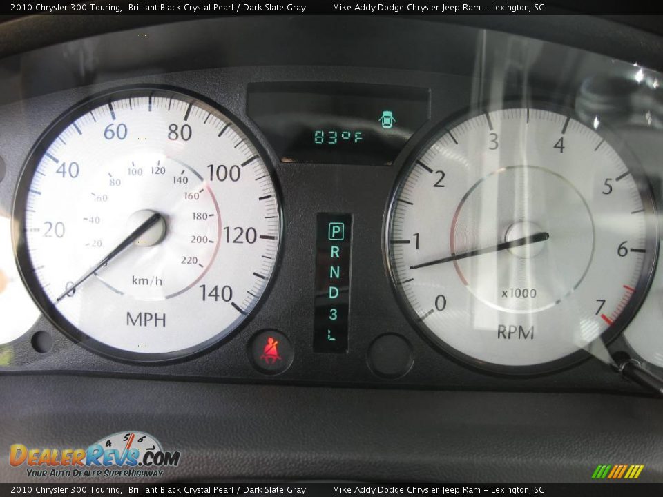2010 Chrysler 300 Touring Brilliant Black Crystal Pearl / Dark Slate Gray Photo #11