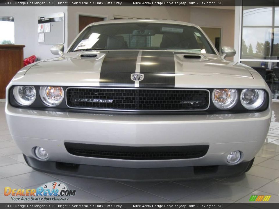 2010 Dodge Challenger SRT8 Bright Silver Metallic / Dark Slate Gray Photo #3
