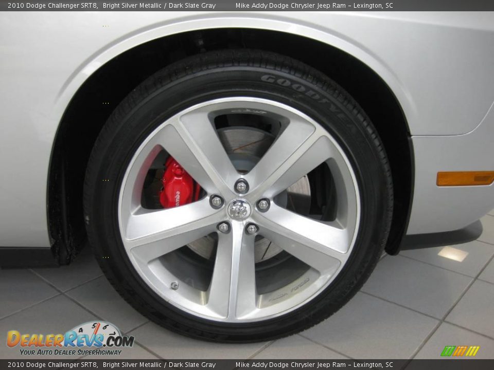 2010 Dodge Challenger SRT8 Bright Silver Metallic / Dark Slate Gray Photo #5