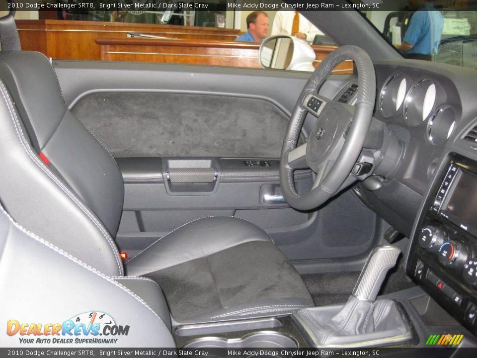 2010 Dodge Challenger SRT8 Bright Silver Metallic / Dark Slate Gray Photo #6