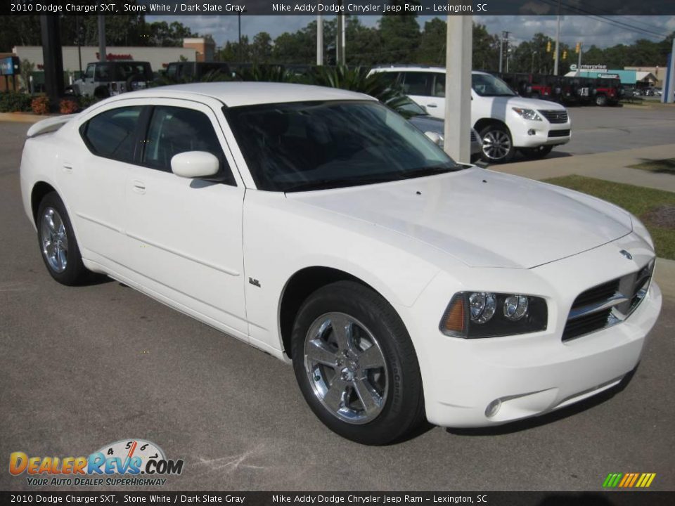 2010 Dodge Charger SXT Stone White / Dark Slate Gray Photo #3