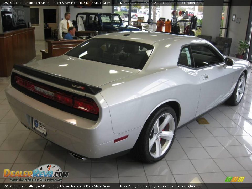 2010 Dodge Challenger SRT8 Bright Silver Metallic / Dark Slate Gray Photo #7