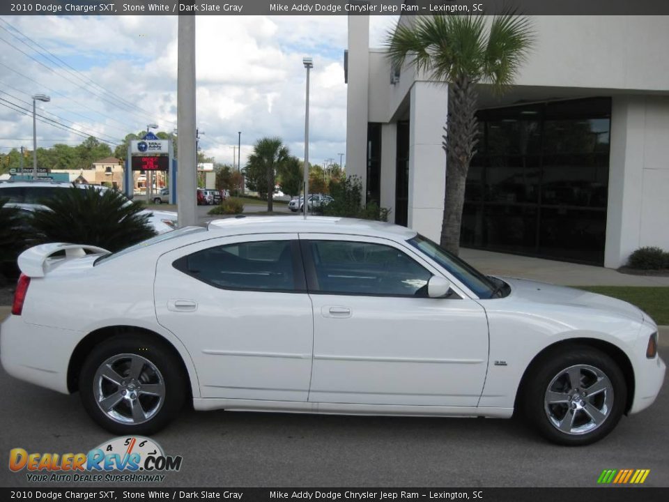 2010 Dodge Charger SXT Stone White / Dark Slate Gray Photo #4