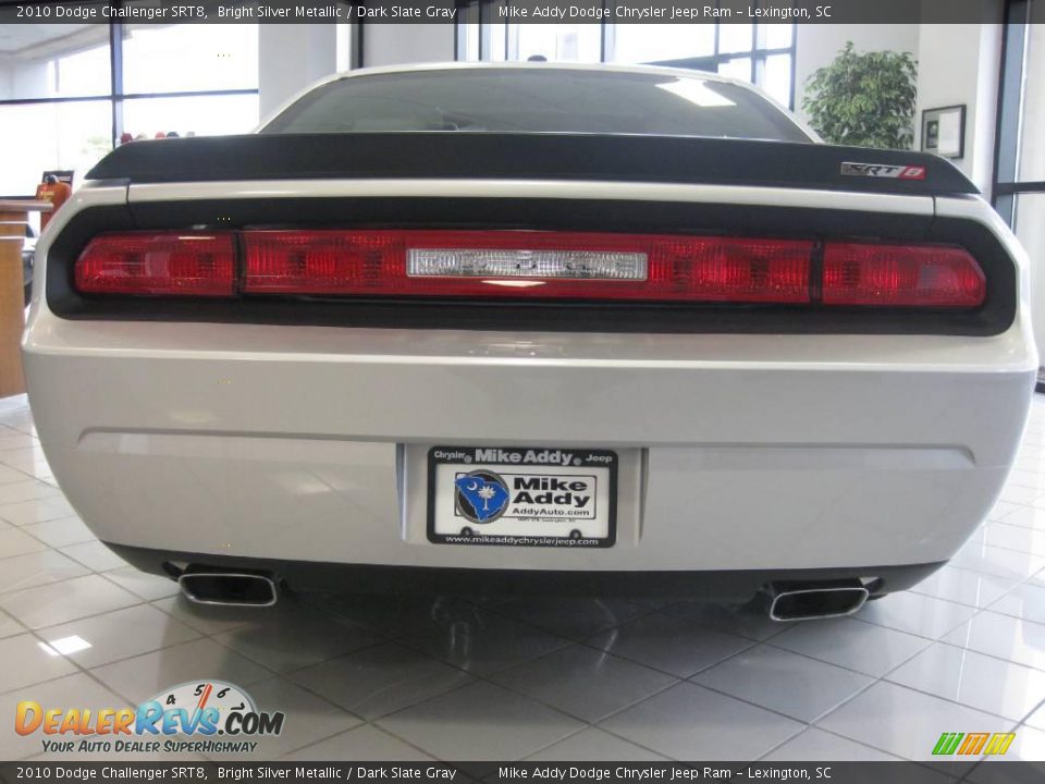 2010 Dodge Challenger SRT8 Bright Silver Metallic / Dark Slate Gray Photo #8