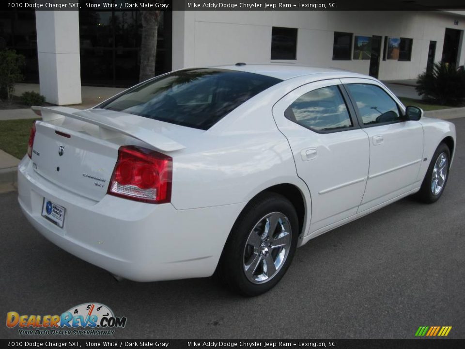 2010 Dodge Charger SXT Stone White / Dark Slate Gray Photo #6