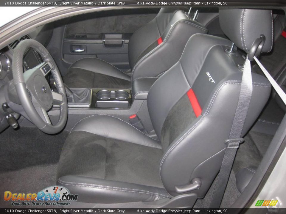 2010 Dodge Challenger SRT8 Bright Silver Metallic / Dark Slate Gray Photo #11