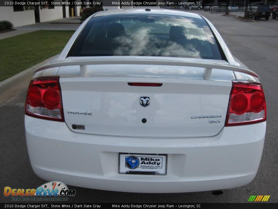 2010 Dodge Charger SXT Stone White / Dark Slate Gray Photo #8