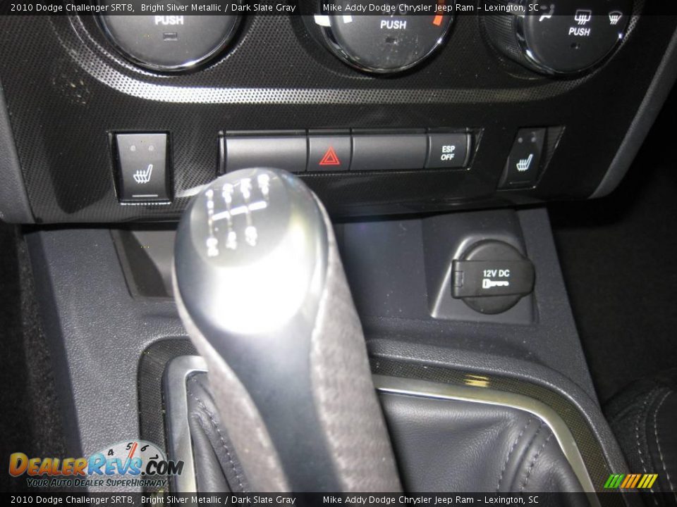 2010 Dodge Challenger SRT8 Bright Silver Metallic / Dark Slate Gray Photo #14