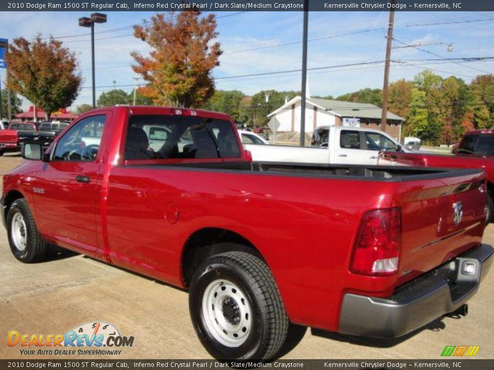 2010 Dodge Ram 1500 ST Regular Cab Inferno Red Crystal Pearl / Dark Slate/Medium Graystone Photo #3