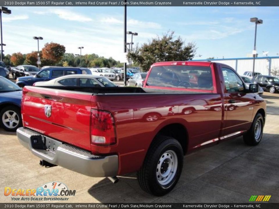 2010 Dodge Ram 1500 ST Regular Cab Inferno Red Crystal Pearl / Dark Slate/Medium Graystone Photo #5