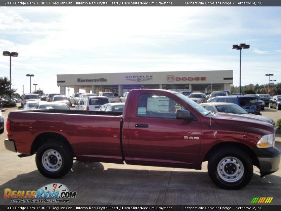 2010 Dodge Ram 1500 ST Regular Cab Inferno Red Crystal Pearl / Dark Slate/Medium Graystone Photo #6