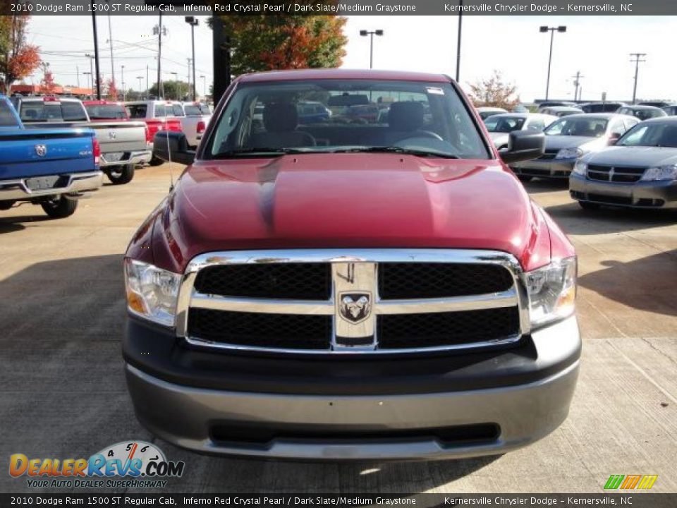 2010 Dodge Ram 1500 ST Regular Cab Inferno Red Crystal Pearl / Dark Slate/Medium Graystone Photo #8