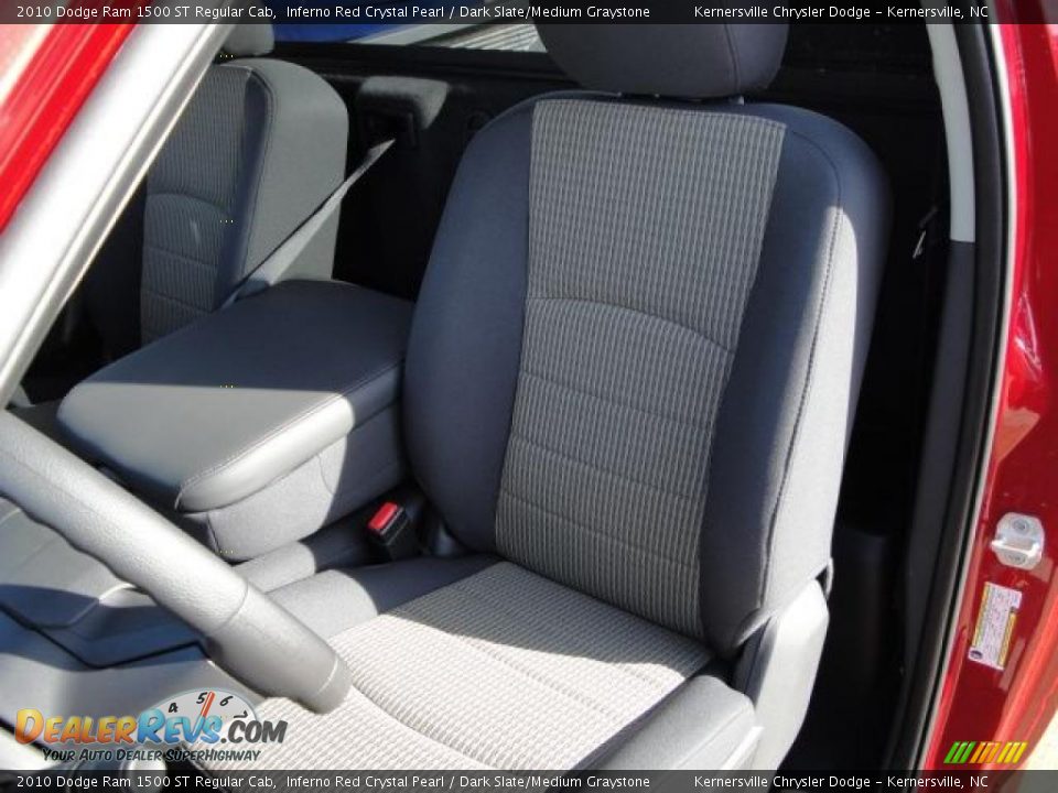 2010 Dodge Ram 1500 ST Regular Cab Inferno Red Crystal Pearl / Dark Slate/Medium Graystone Photo #9