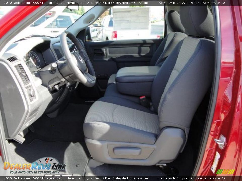 2010 Dodge Ram 1500 ST Regular Cab Inferno Red Crystal Pearl / Dark Slate/Medium Graystone Photo #11