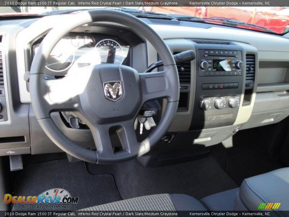 2010 Dodge Ram 1500 ST Regular Cab Inferno Red Crystal Pearl / Dark Slate/Medium Graystone Photo #13