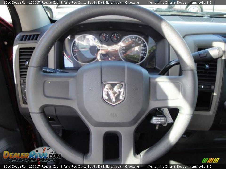 2010 Dodge Ram 1500 ST Regular Cab Inferno Red Crystal Pearl / Dark Slate/Medium Graystone Photo #15