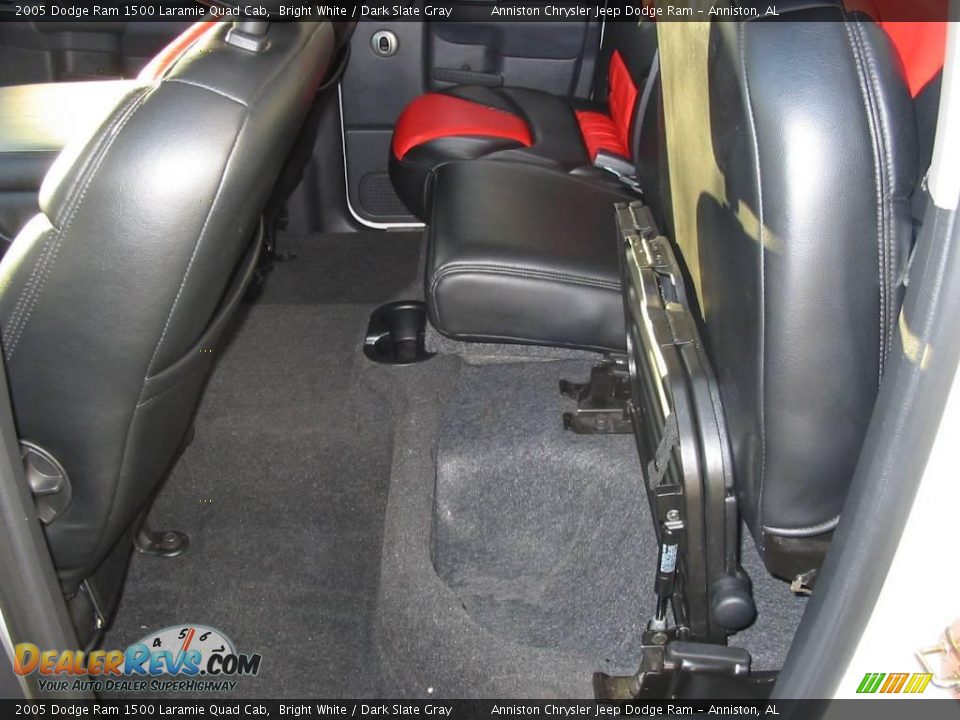2005 Dodge Ram 1500 Laramie Quad Cab Bright White / Dark Slate Gray Photo #14