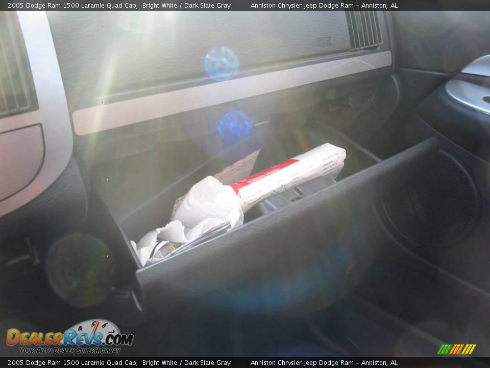 2005 Dodge Ram 1500 Laramie Quad Cab Bright White / Dark Slate Gray Photo #20