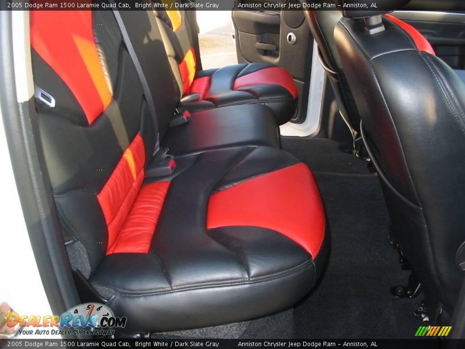2005 Dodge Ram 1500 Laramie Quad Cab Bright White / Dark Slate Gray Photo #27