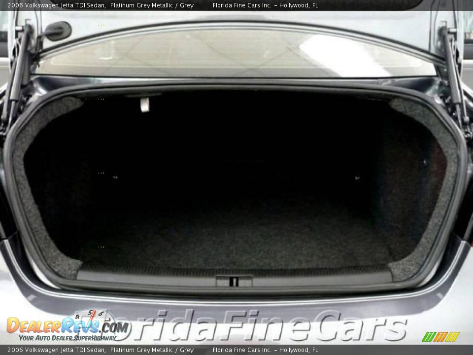 2006 Volkswagen Jetta TDI Sedan Platinum Grey Metallic / Grey Photo #10