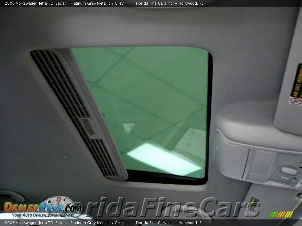 2006 Volkswagen Jetta TDI Sedan Platinum Grey Metallic / Grey Photo #19