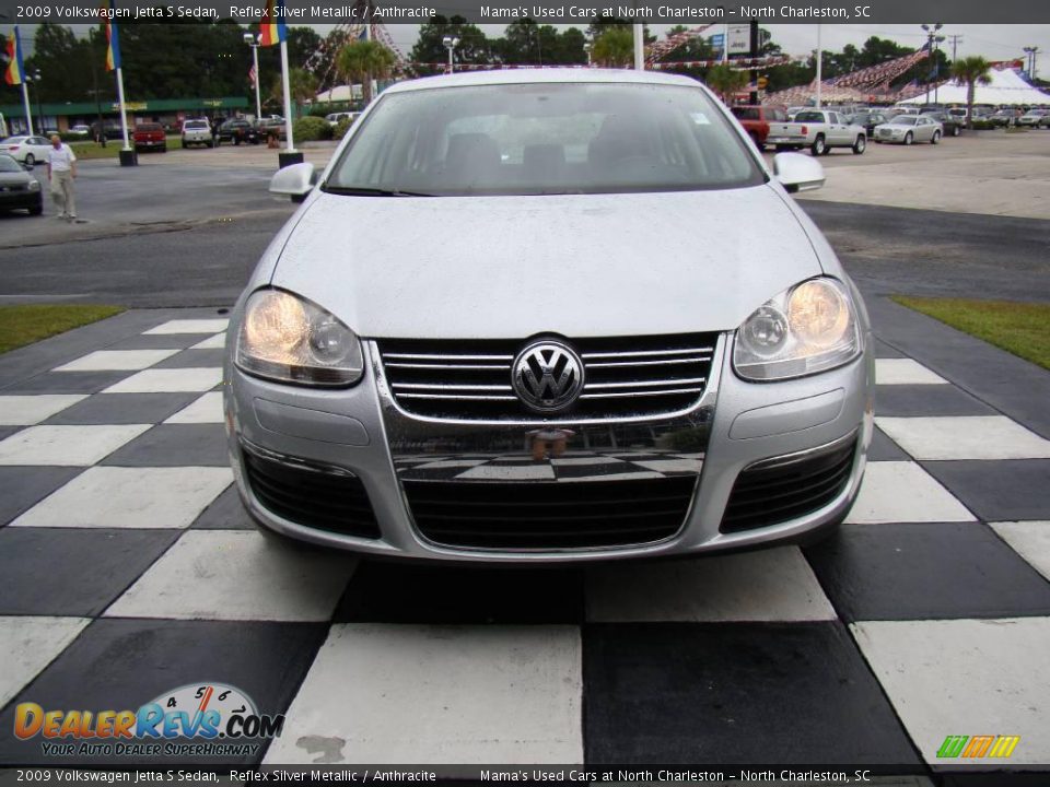 2009 Volkswagen Jetta S Sedan Reflex Silver Metallic / Anthracite Photo #3