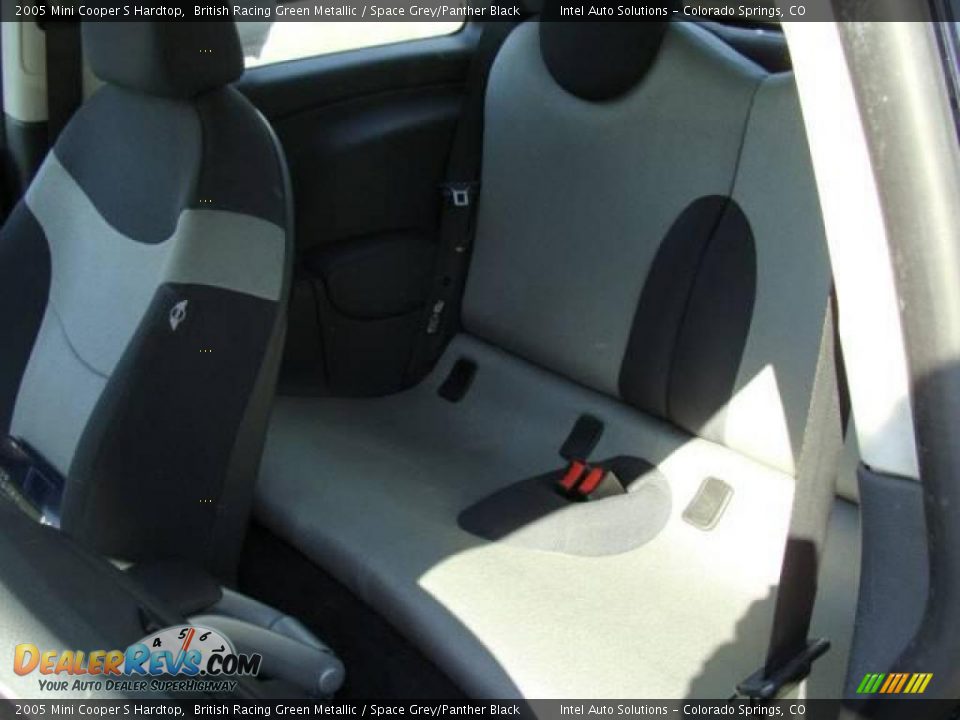 2005 Mini Cooper S Hardtop British Racing Green Metallic / Space Grey/Panther Black Photo #12