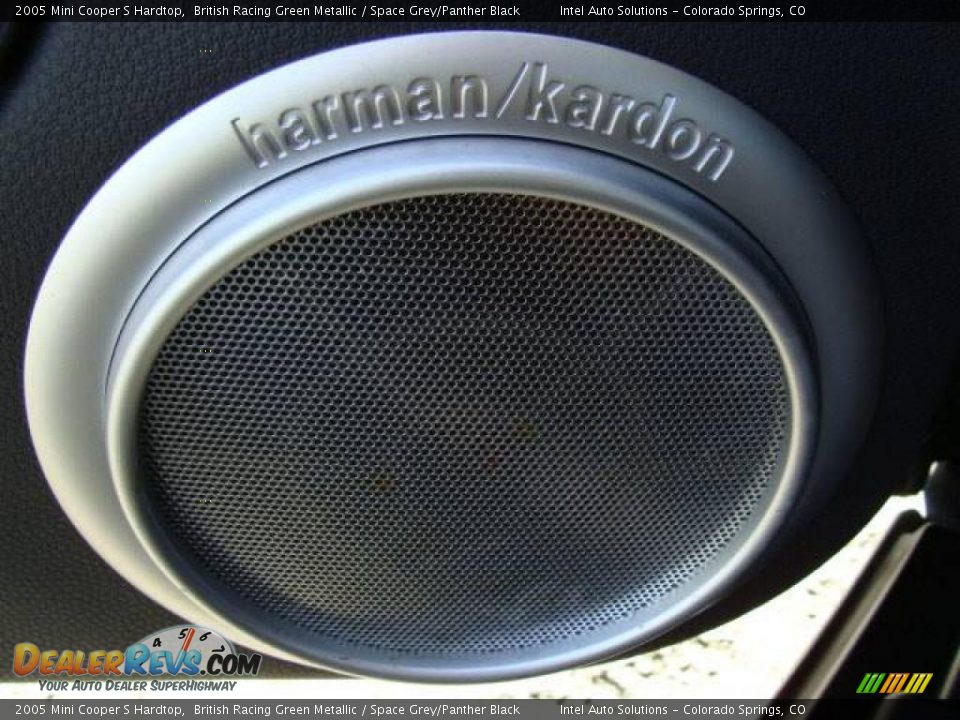 2005 Mini Cooper S Hardtop British Racing Green Metallic / Space Grey/Panther Black Photo #18
