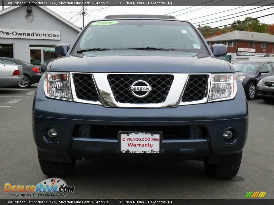 2006 Nissan Pathfinder SE 4x4 Silverton Blue Pearl / Graphite Photo #3