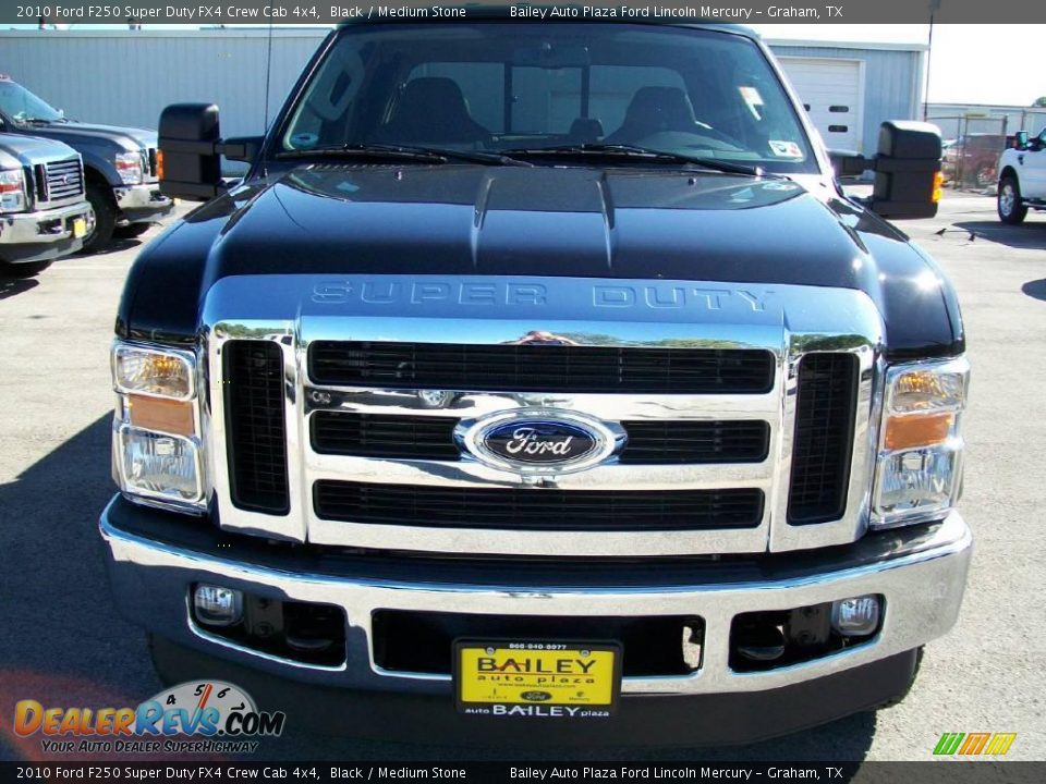 2010 Ford F250 Super Duty FX4 Crew Cab 4x4 Black / Medium Stone Photo #1