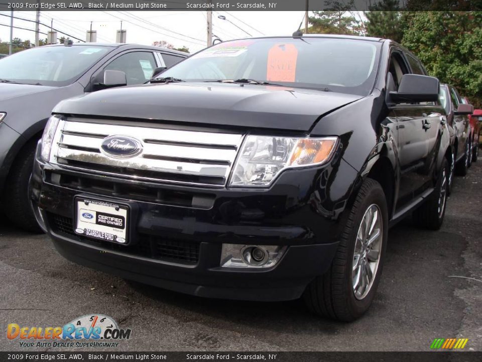 2009 Ford Edge SEL AWD Black / Medium Light Stone Photo #1