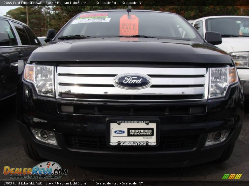 2009 Ford Edge SEL AWD Black / Medium Light Stone Photo #2