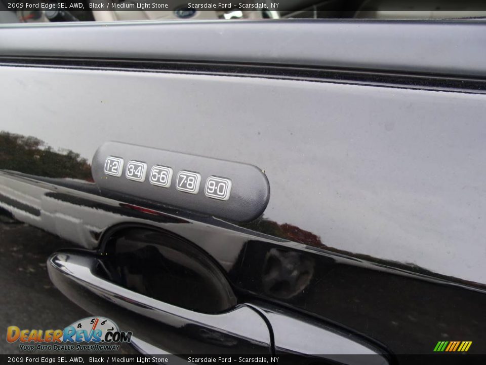 2009 Ford Edge SEL AWD Black / Medium Light Stone Photo #9