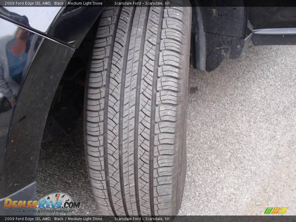 2009 Ford Edge SEL AWD Black / Medium Light Stone Photo #10