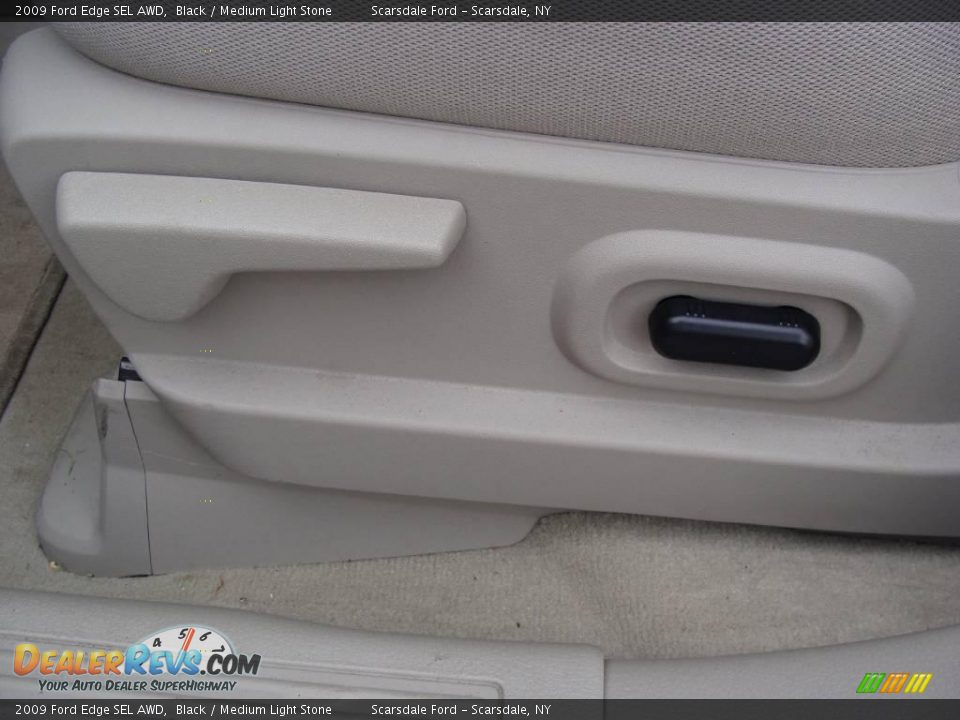2009 Ford Edge SEL AWD Black / Medium Light Stone Photo #14