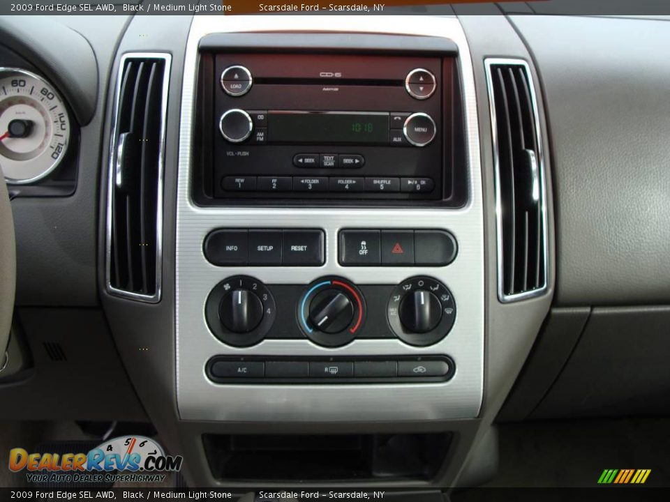 2009 Ford Edge SEL AWD Black / Medium Light Stone Photo #23