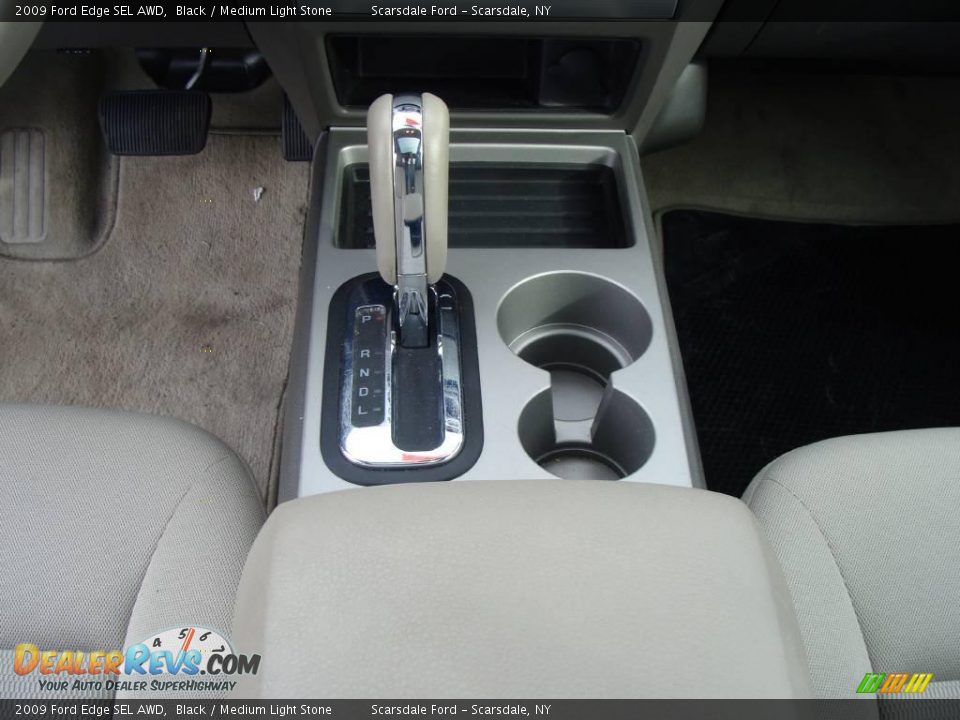 2009 Ford Edge SEL AWD Black / Medium Light Stone Photo #24