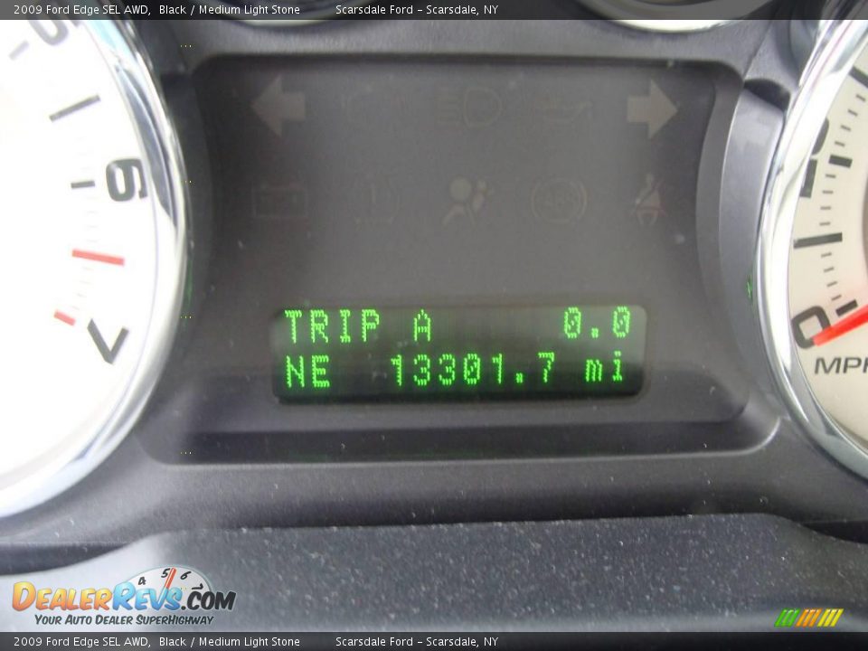 2009 Ford Edge SEL AWD Black / Medium Light Stone Photo #25