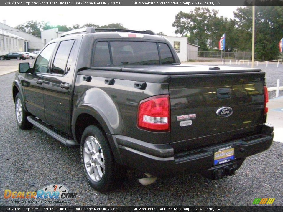 2007 Ford Explorer Sport Trac Limited Dark Stone Metallic / Camel Photo #3