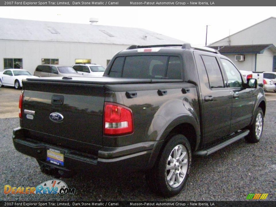 2007 Ford Explorer Sport Trac Limited Dark Stone Metallic / Camel Photo #5