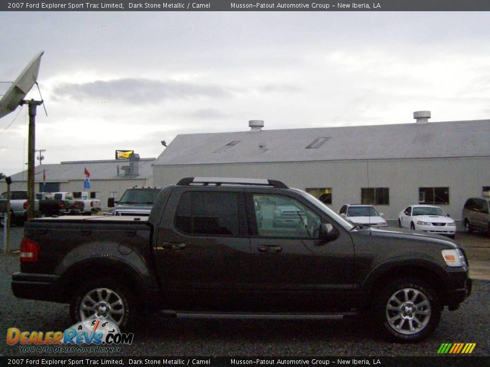 2007 Ford Explorer Sport Trac Limited Dark Stone Metallic / Camel Photo #6