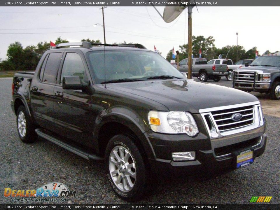 2007 Ford Explorer Sport Trac Limited Dark Stone Metallic / Camel Photo #7