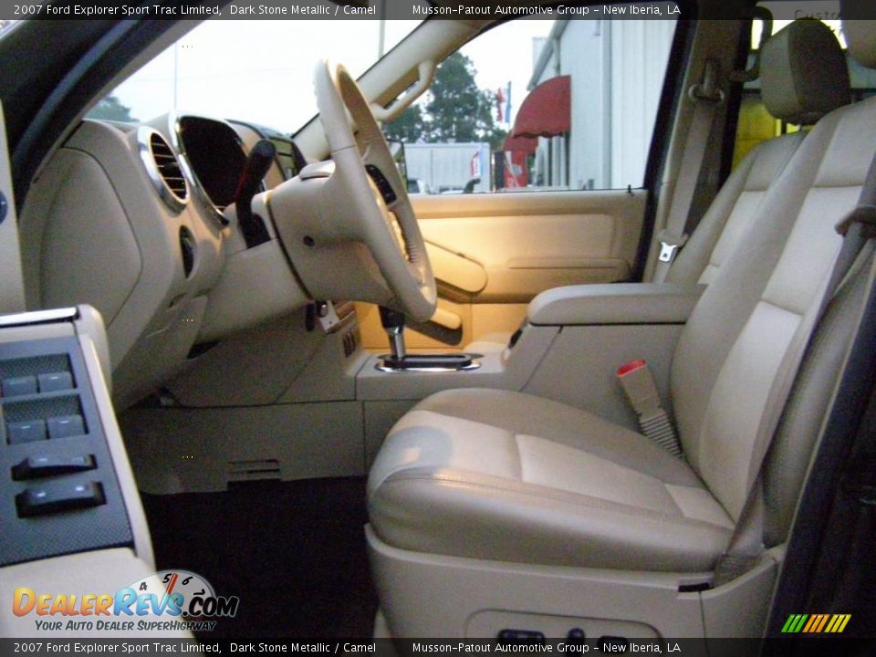 2007 Ford Explorer Sport Trac Limited Dark Stone Metallic / Camel Photo #9