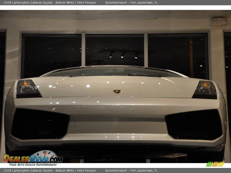 2008 Lamborghini Gallardo Spyder Balloon White / Nero Perseus Photo #13