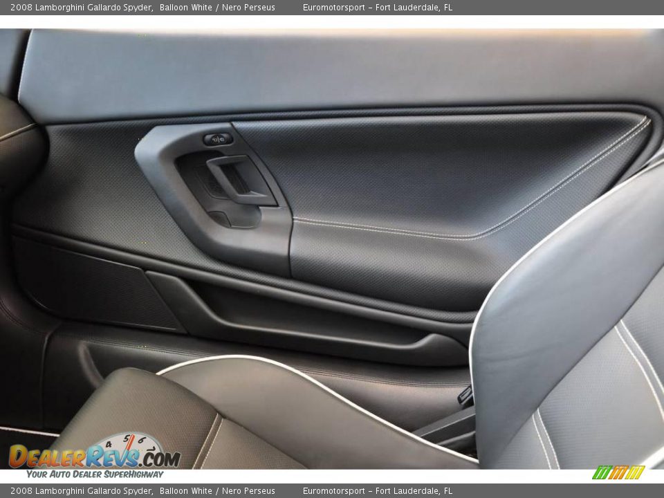 2008 Lamborghini Gallardo Spyder Balloon White / Nero Perseus Photo #20