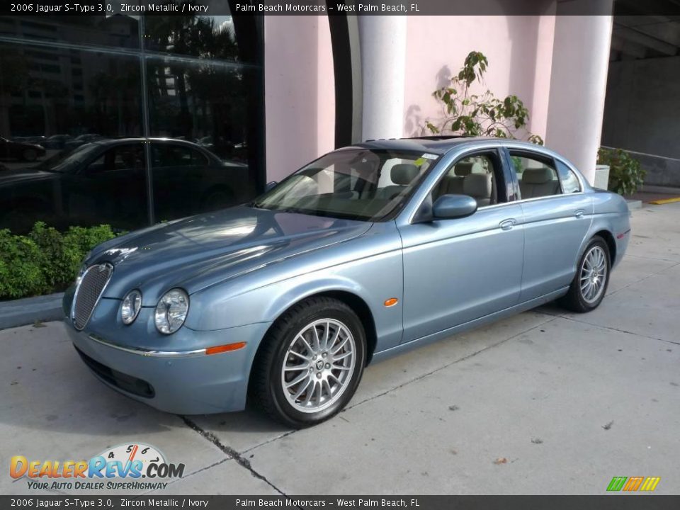 2006 Jaguar S-Type 3.0 Zircon Metallic / Ivory Photo #1